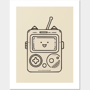 Line art of a Talkboy Posters and Art